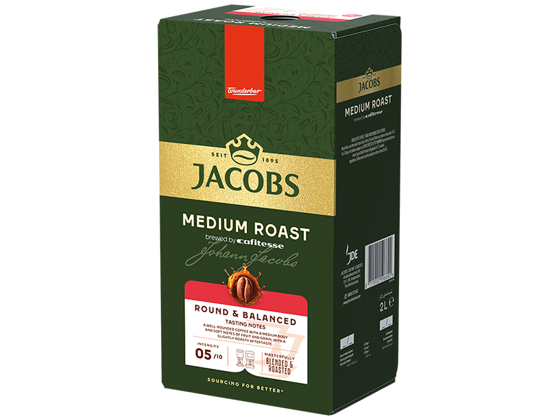 Jacobs Strong Roast 2x2L - Detailansicht seitlich links