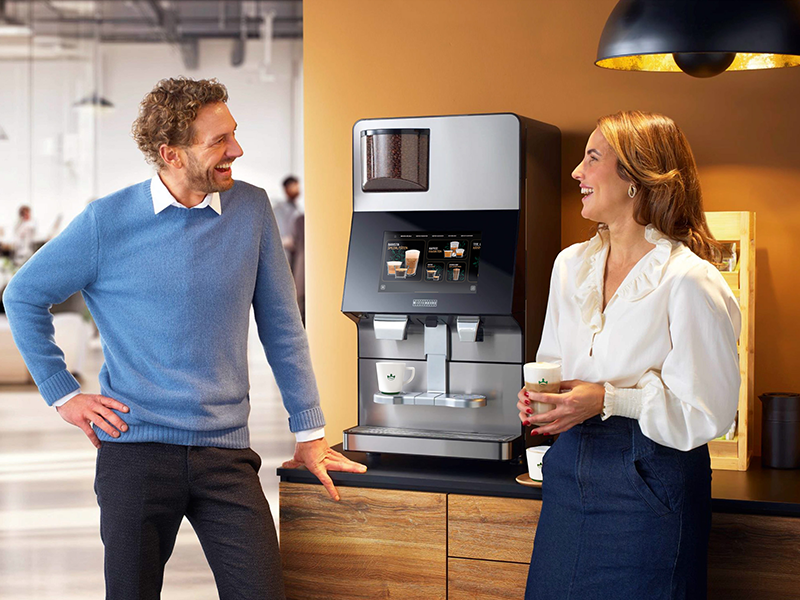 W100 "Touch &amp; Taste": Kaffeevielfalt im innovativem Design