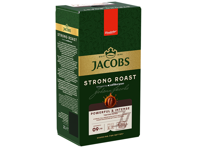 Jacobs Strong Roast 2x2L - Detailansicht seitlich rechts