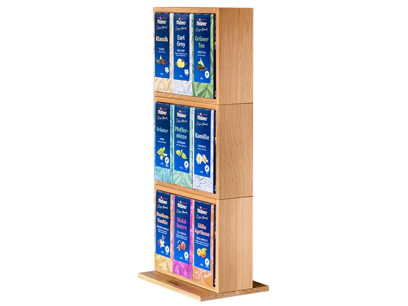 Messmer Holzdisplay, Artikel: 4057078 - Detailansicht seitlich