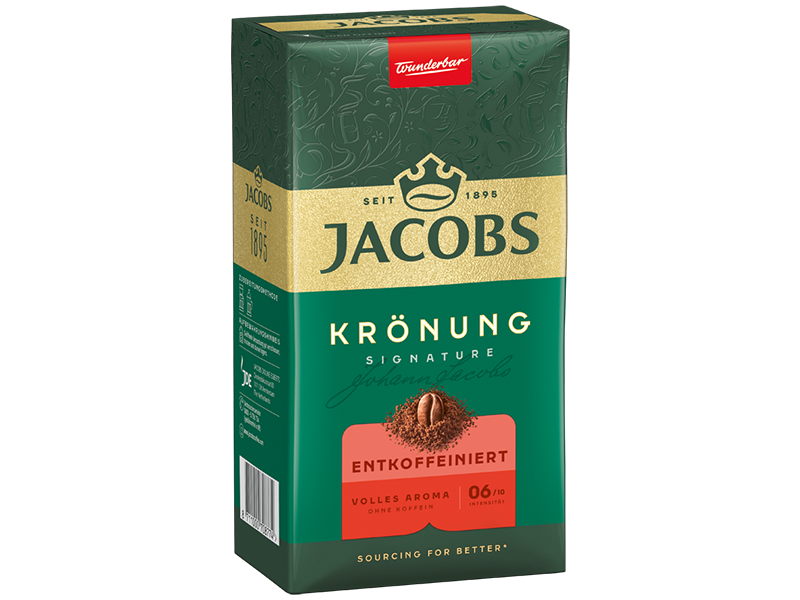 Jacobs Krönung entkoffeiniert, Artikel: 4091345 - Detailansicht seitlich