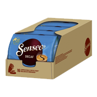 Senseo Entkoffeinierte Kaffeepads, 5 x 16 Stück