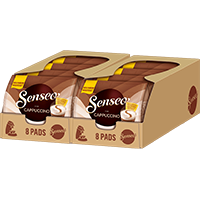 Senseo Cappuccino Kaffeepads, 10 x 8 Stück