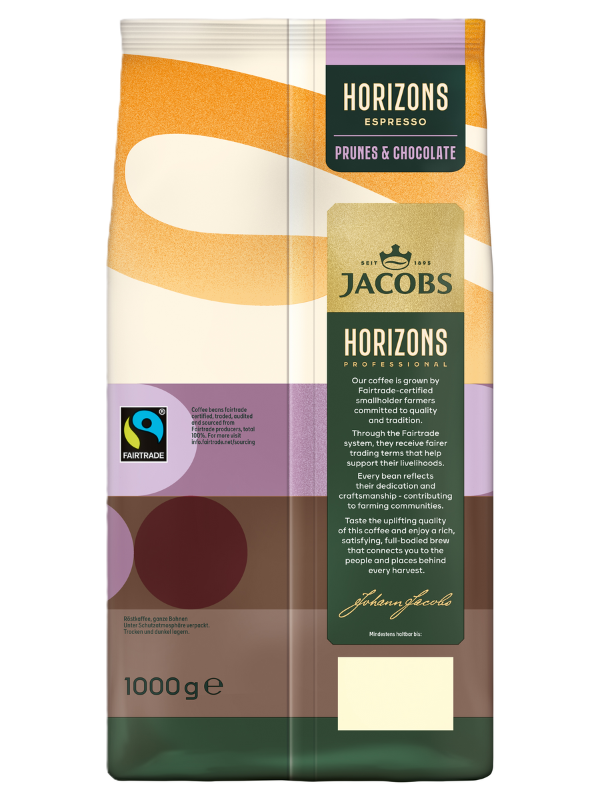 Jacobs Horizons Espresso, Artikel: 4042891- Verpackungsrückseite